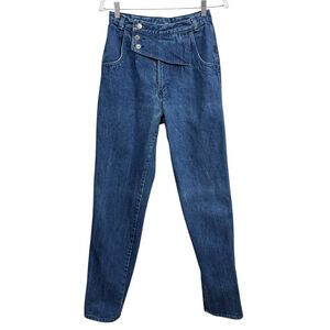 Rocky Mountain High Rise Denim Jeans Women 13 / 26 USA Made Straight Leg Vintage